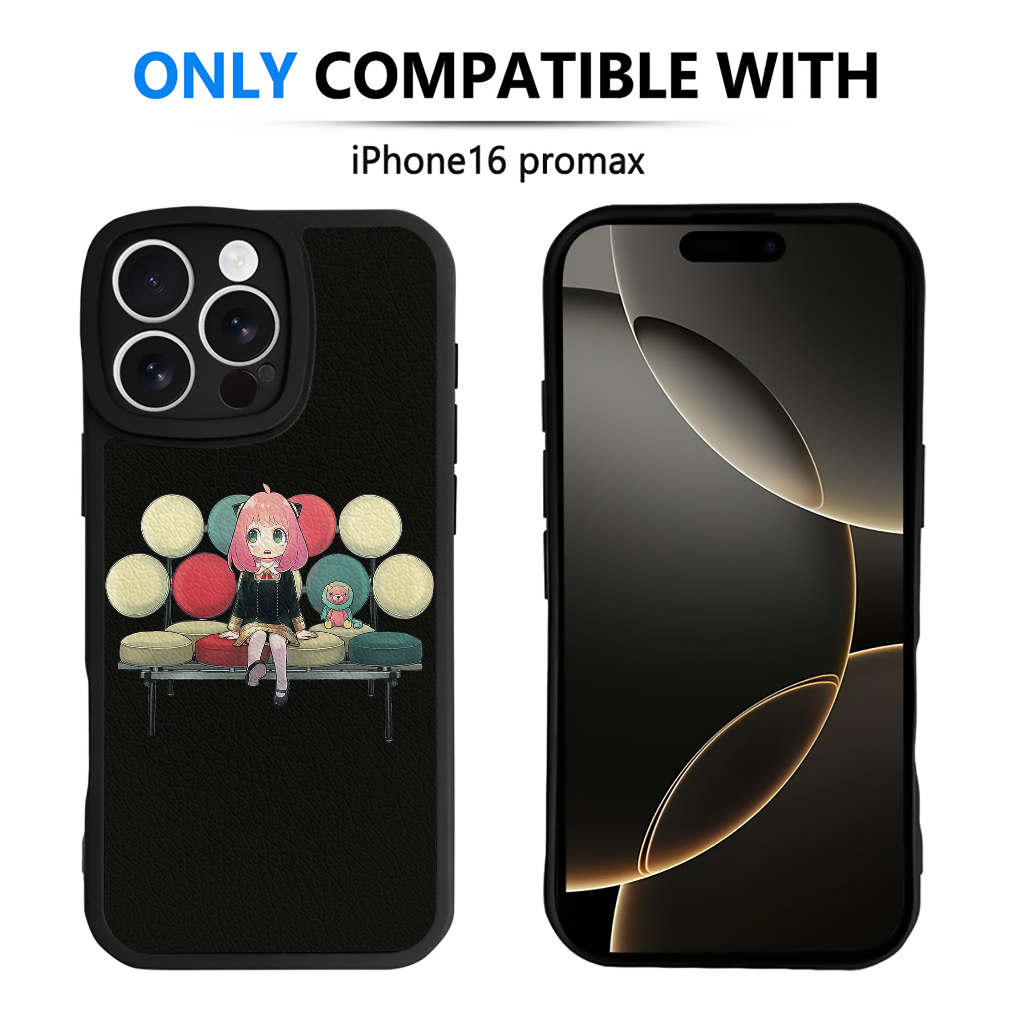 （画像用） SPY×FAMILY间谍家家酒 【iPhone 16シリーズ対応】シリコンスマホケース（レザー調） 材質：シリコン